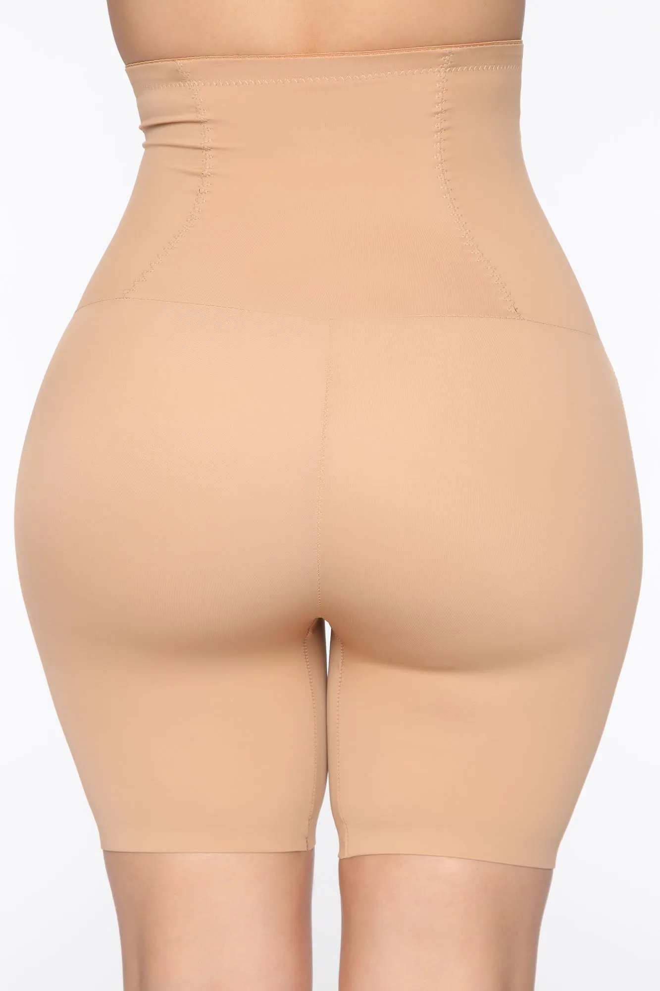 2 In 1 Waist Cincher Shapewear Short - Nude