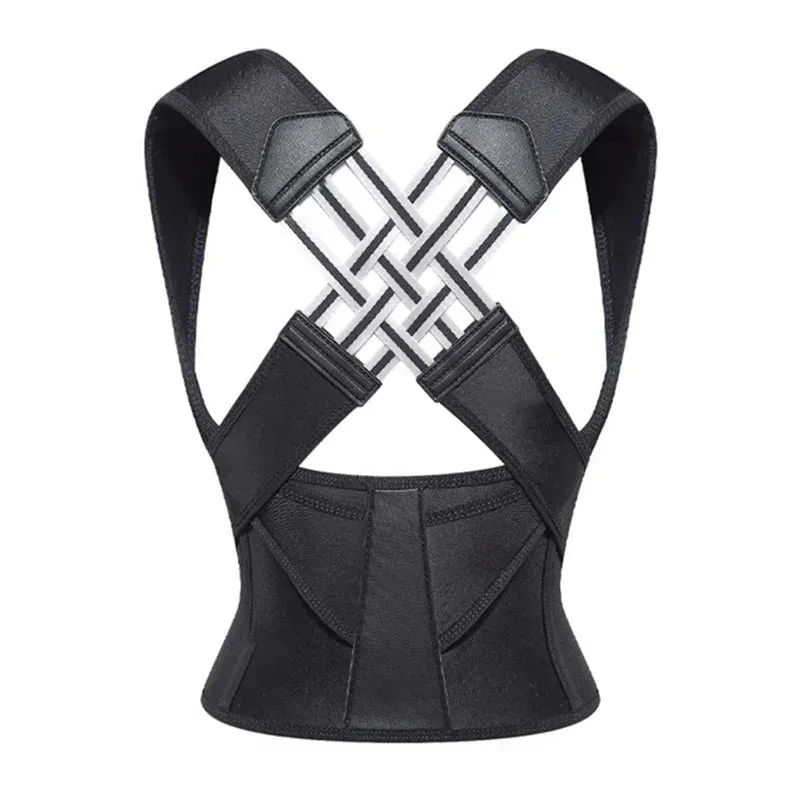 Adjustable Back Brace Posture Corrector - Shoulder Support & Pain Relief