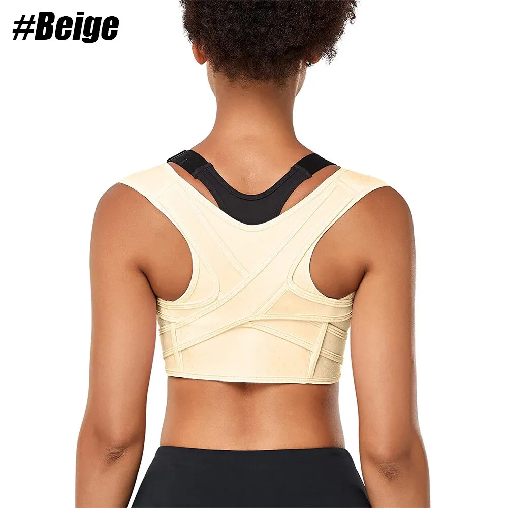 Adjustable Breathable Upper Back Posture Corrector Brace for Neck Shoulder