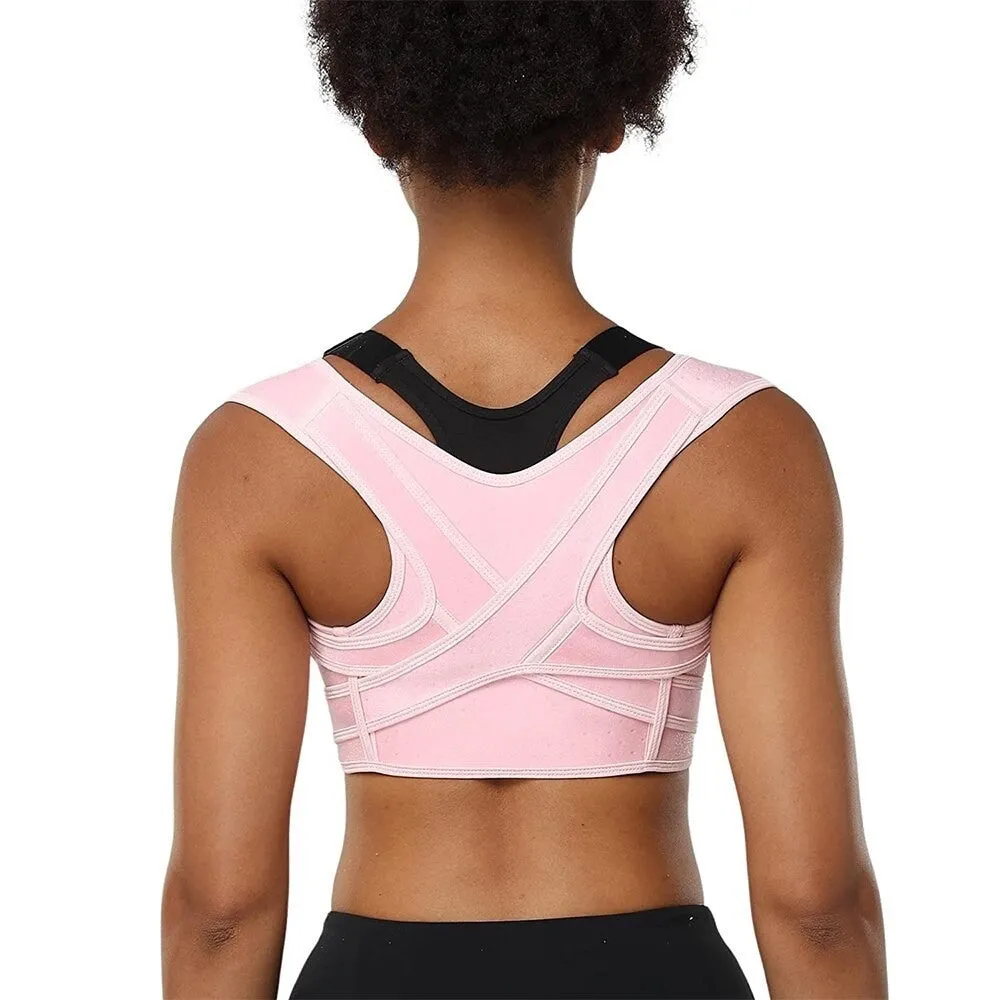 Adjustable Breathable Upper Back Posture Corrector Brace for Neck Shoulder