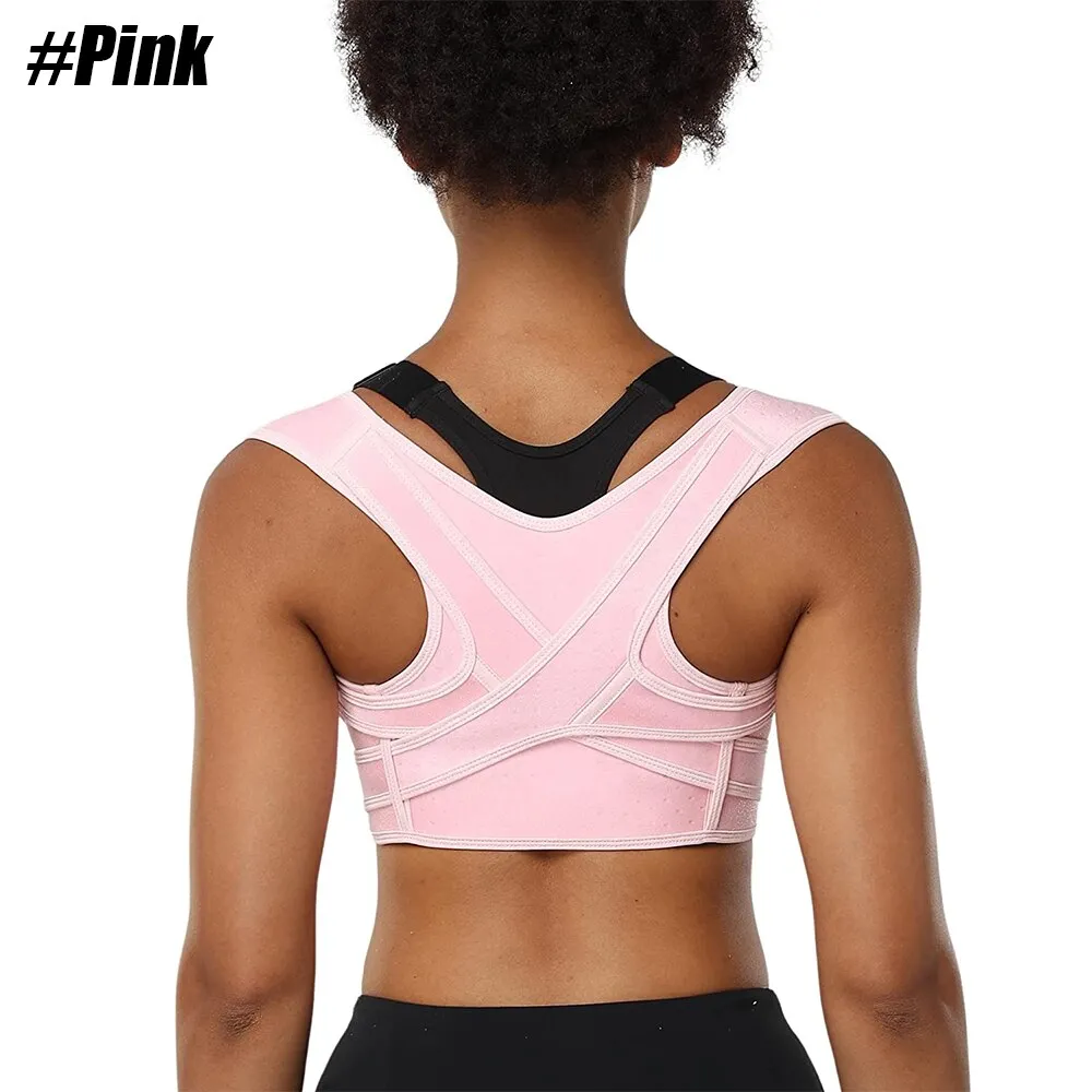 Adjustable Breathable Upper Back Posture Corrector Brace for Neck Shoulder