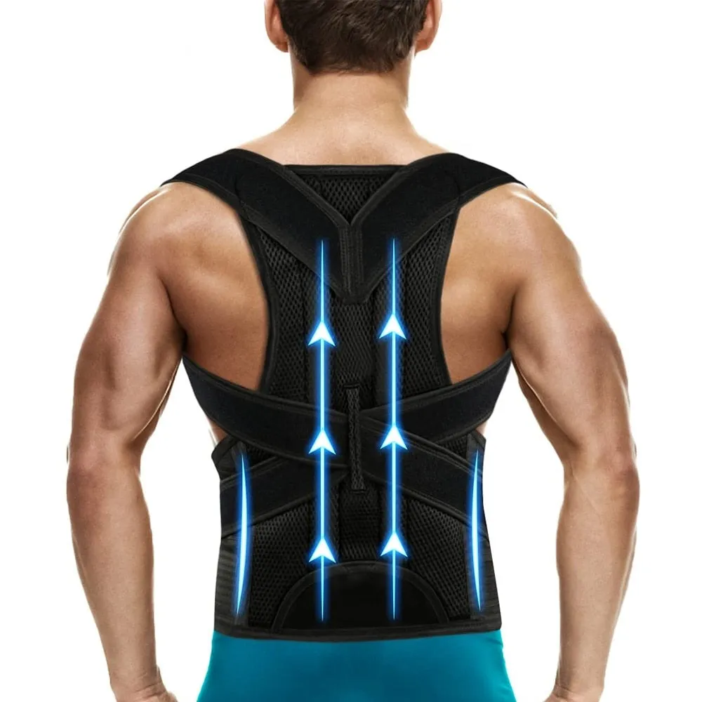 Adjustable Full Back Posture Corrector Straightener for Pain Relieve