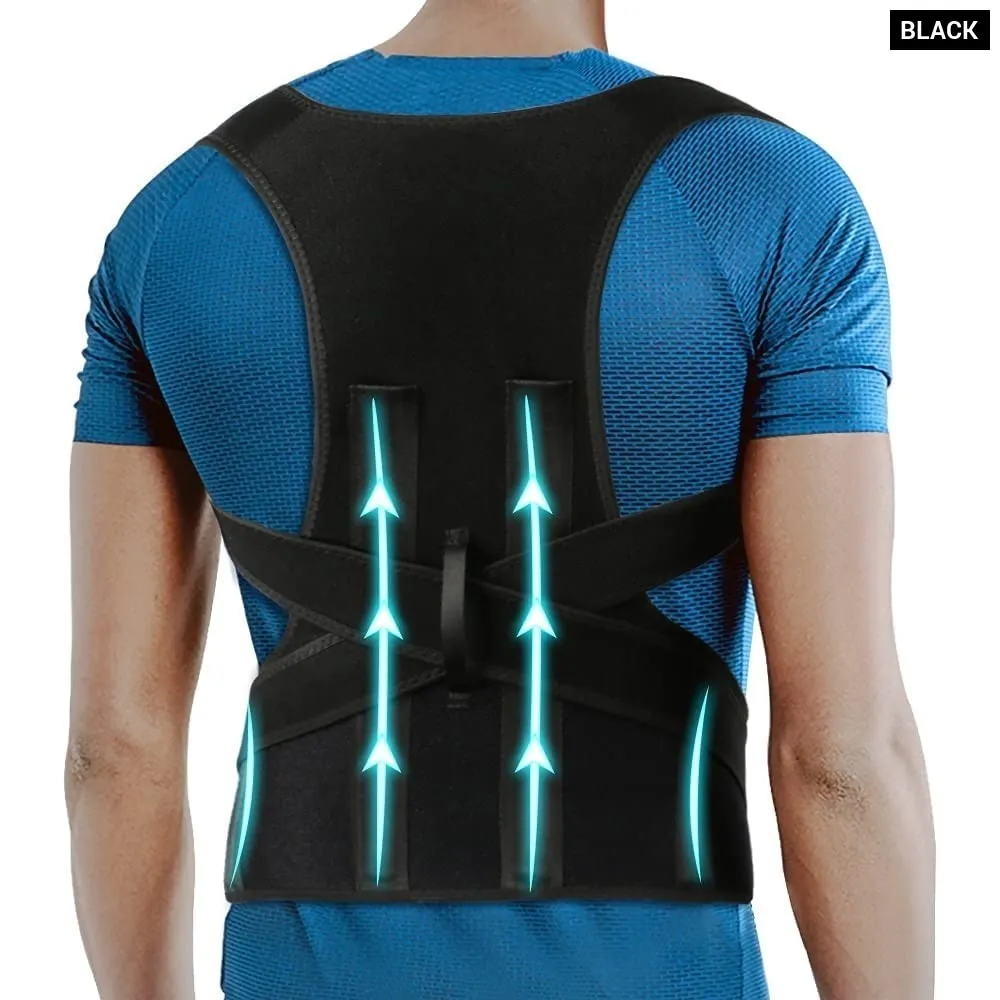 Adjustable Full Back Posture Corrector Support Straightener for Improve Hunchback Relieve Pain