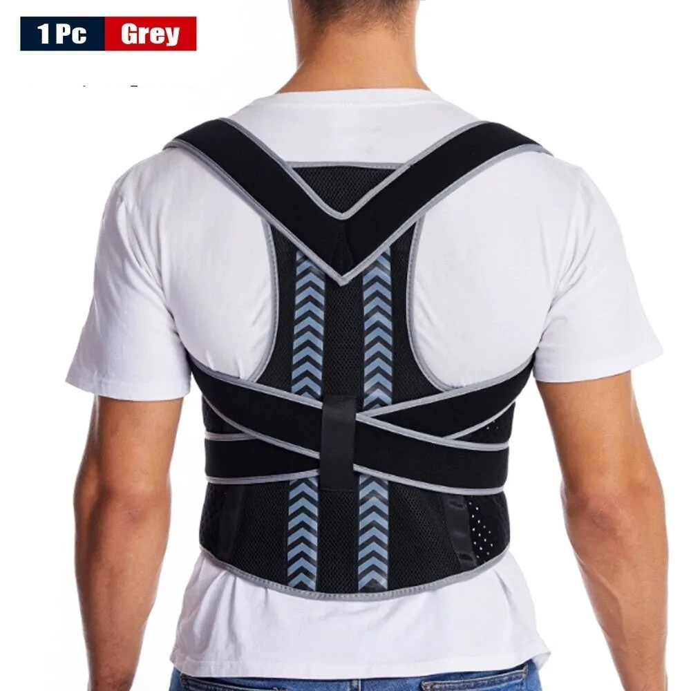 Adjustable Fully Back Brace Posture Corrector for Upper and Lower Back Pain Relief