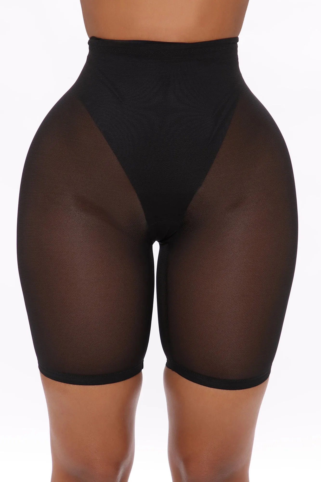 All The Right Curves Slimming Shorts - Black