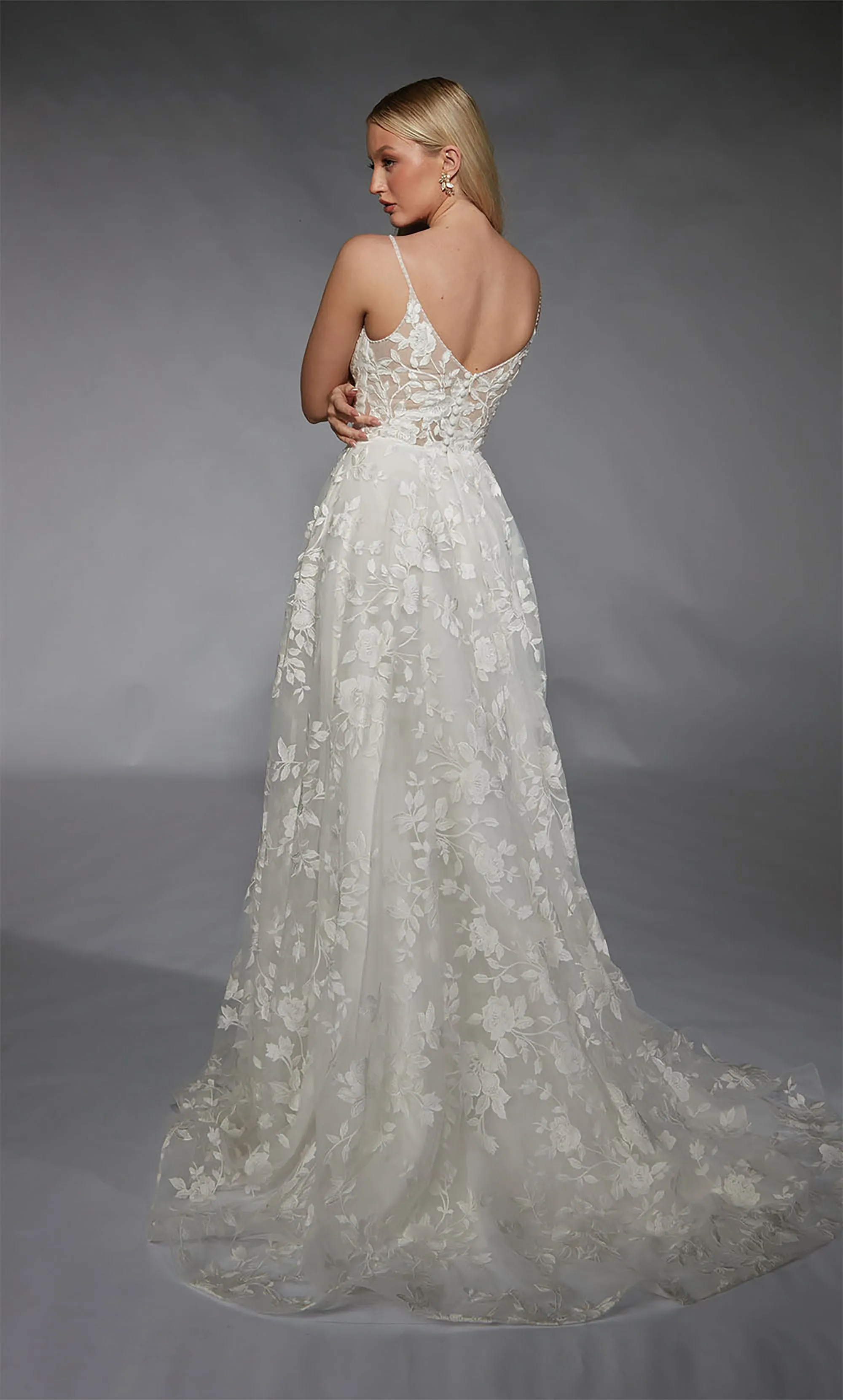 ALYCE Paris 7122 Bridal Plunging Corset Ballgown Dress