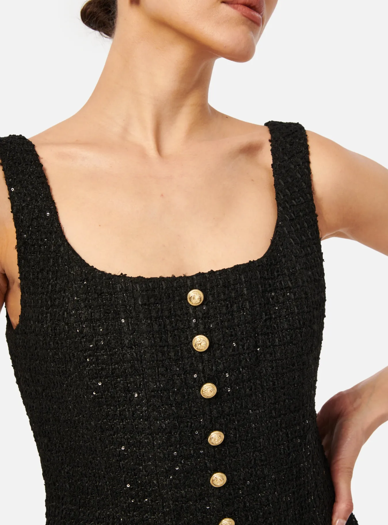 CAMI NYC Rosita Tweed Top
