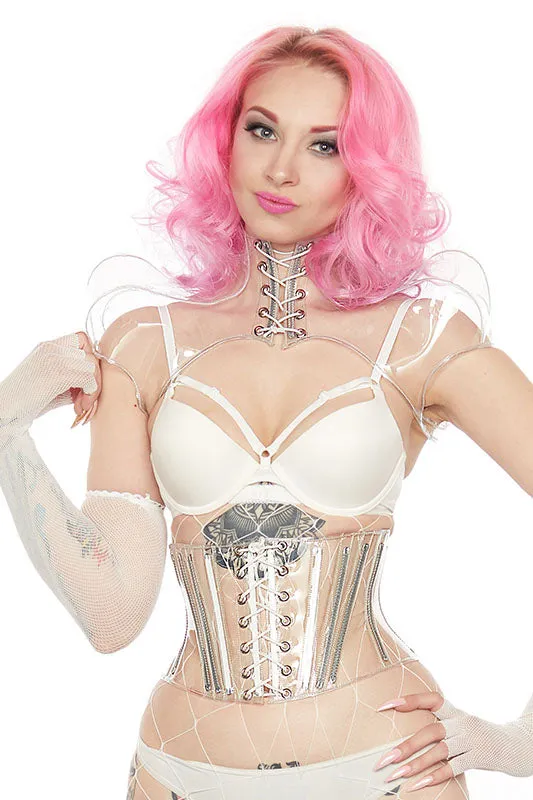 Clear PVC Waspie Underbust Corset
