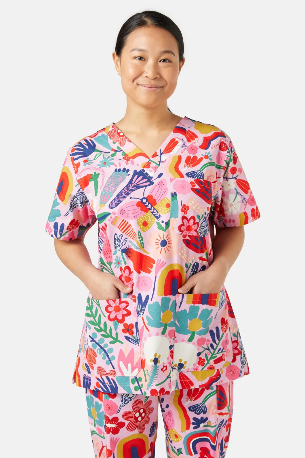 Flower Patch Scrub Set