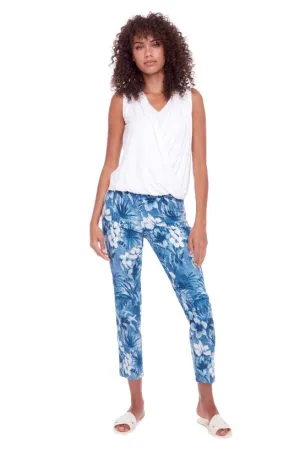 Ohana Back Slit Techno Ankle Pant
