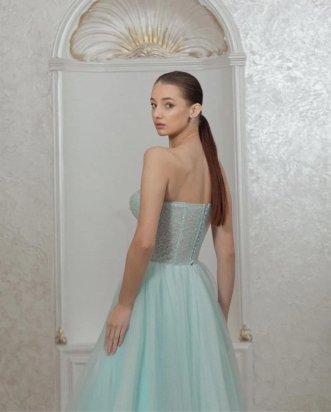 Sara Handmade Mint Gown