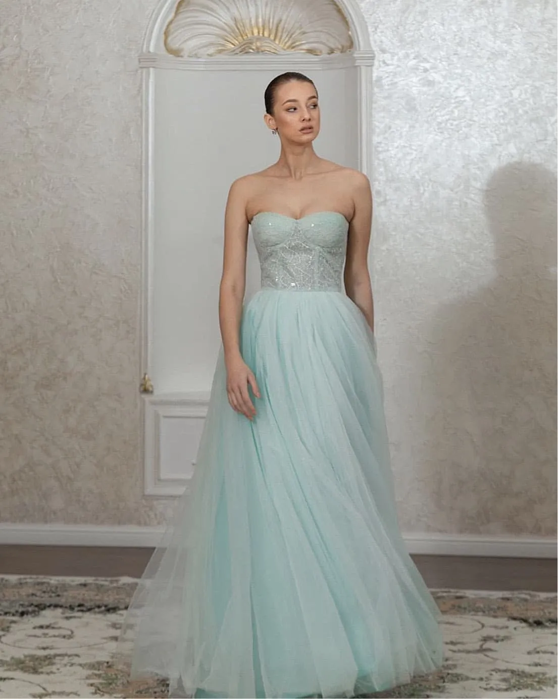 Sara Handmade Mint Gown