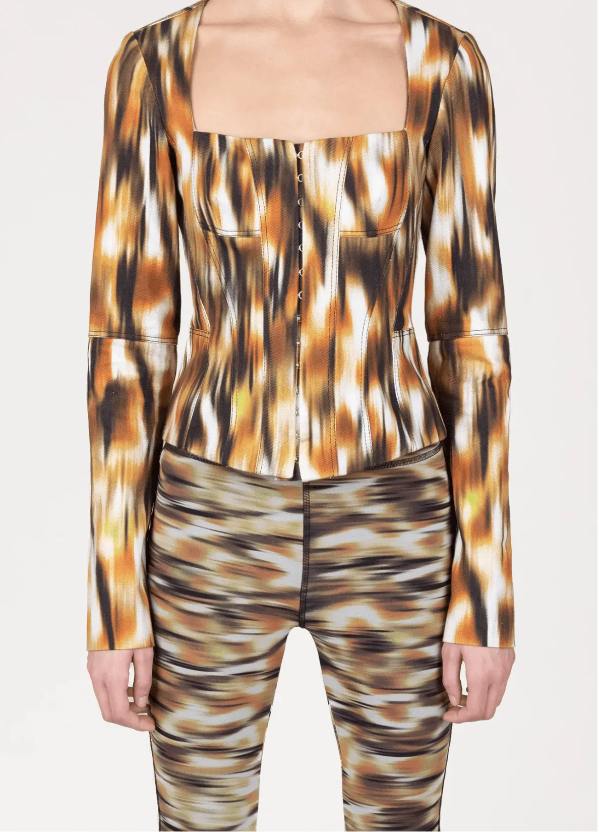 Savanna Denim Corset Jacket