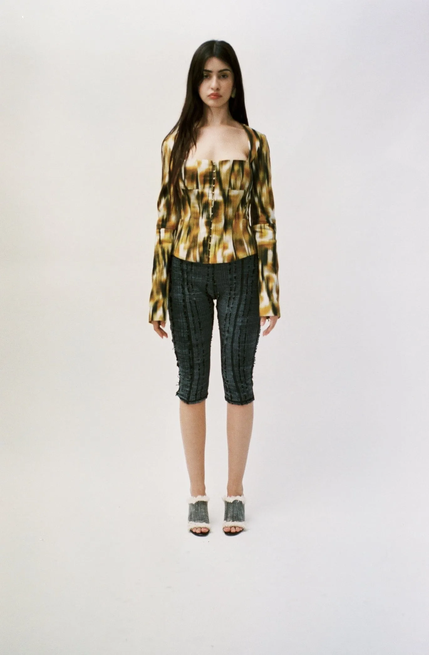 Savanna Denim Corset Jacket