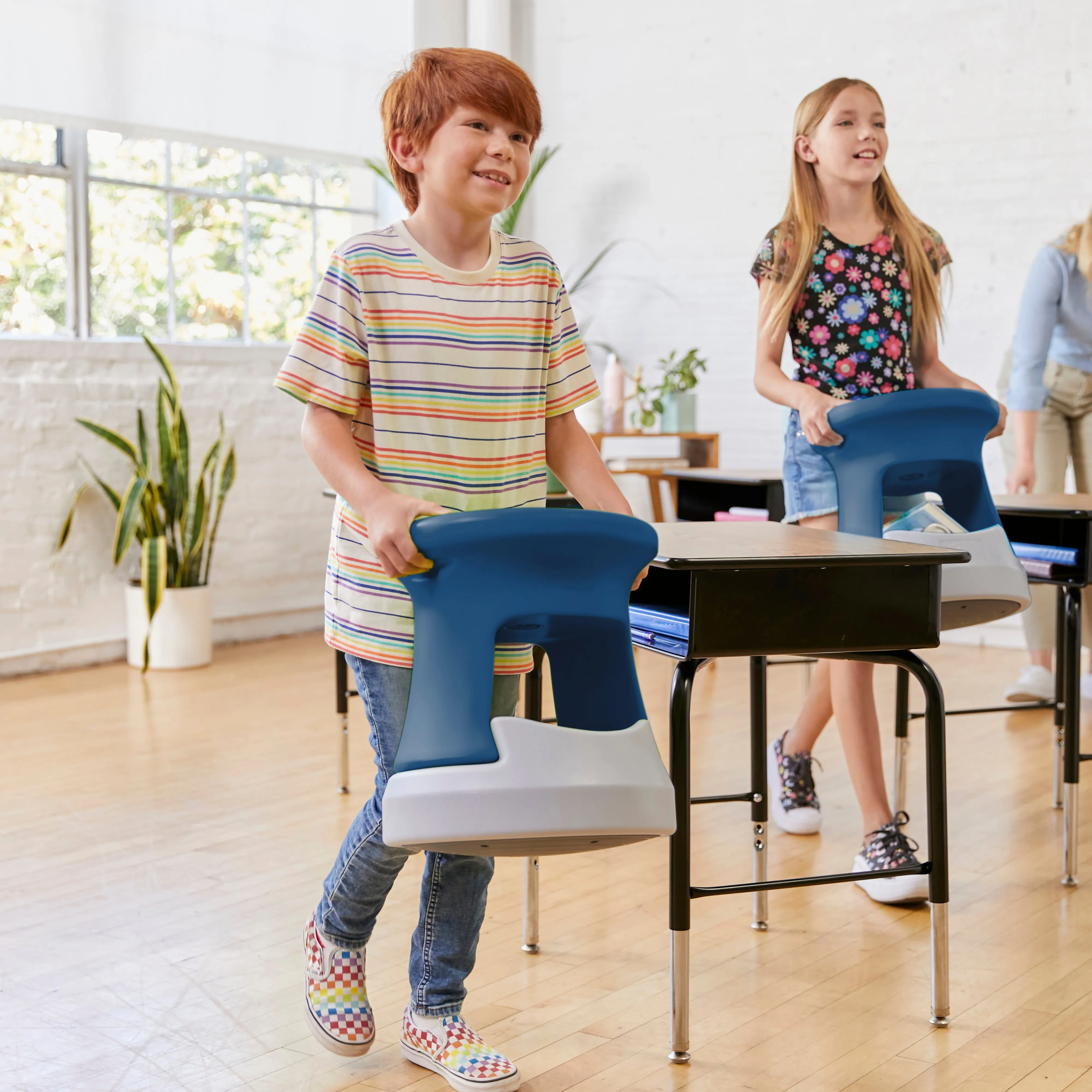 Storage Wobble Stool, Active Learning Chair, Flexible Seating, 15in Seat Height