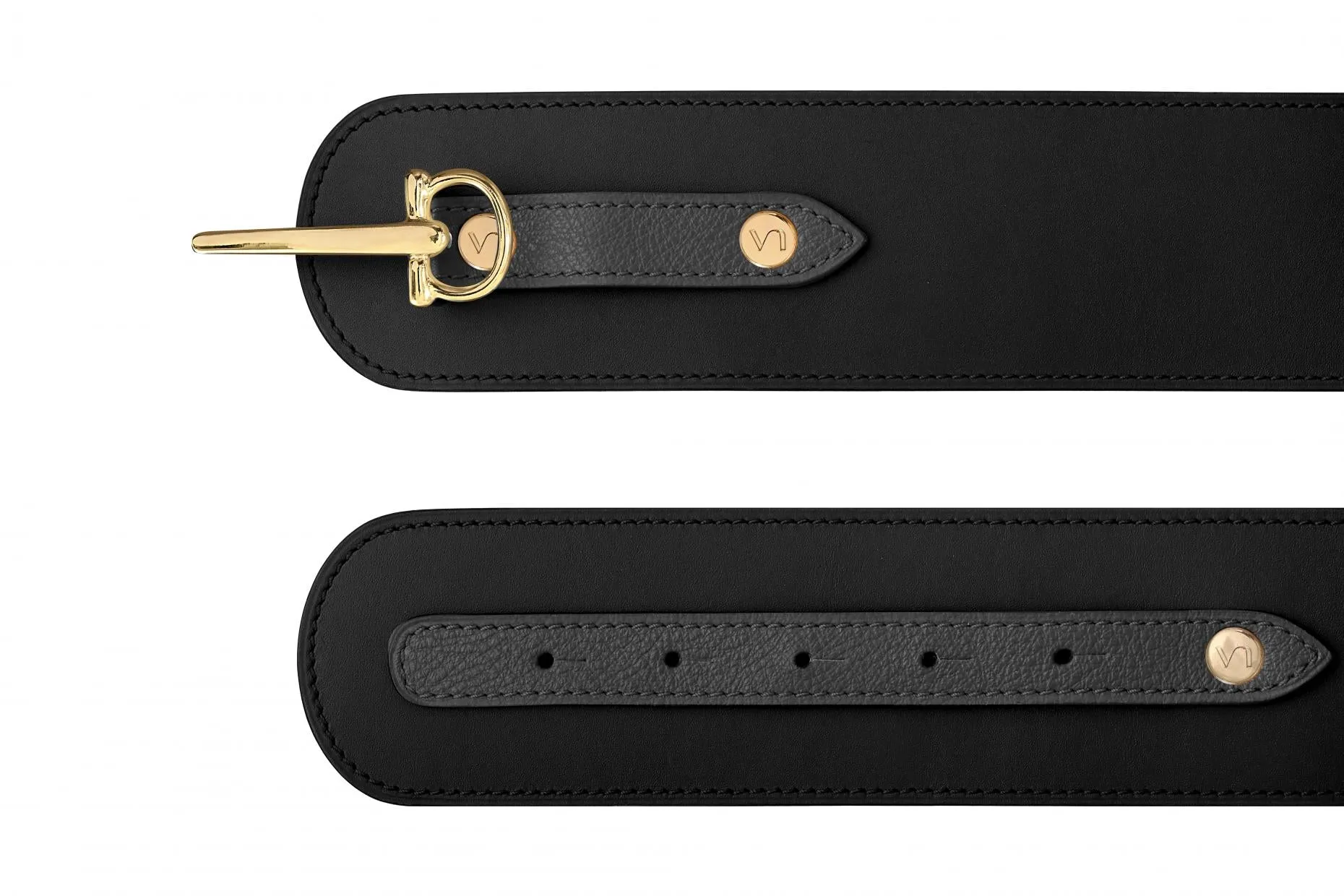 Vaincourt La Gracieuse Court Belt in Black