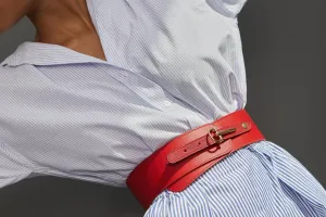 Vaincourt La Gracieuse Court Belt in Khaki