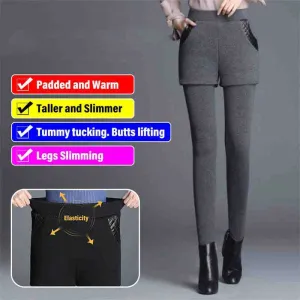 Winter Specials Faux Two Piece Curves Body Shaping Pants