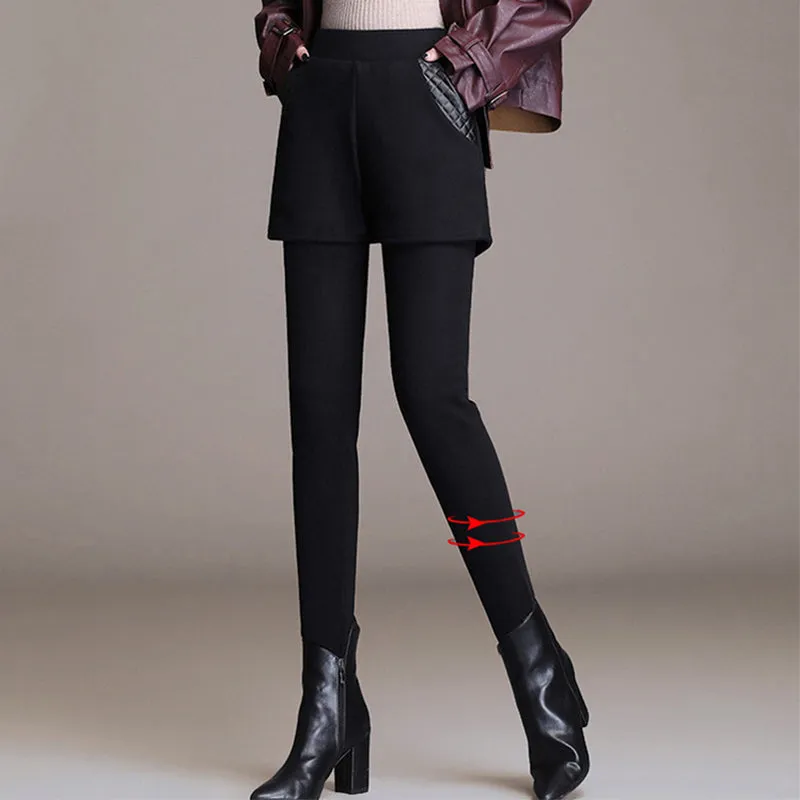 Winter Specials Faux Two Piece Curves Body Shaping Pants